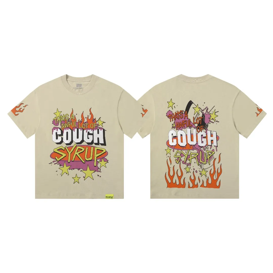 2245# / / ｜ THAT'S A AWFUL LOT OF COUGH SYRUP In Stock T （fabric):32 Sizes（size）：S-M L X L （colour）： / /